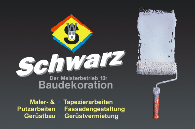 Baudekoration Schwarz